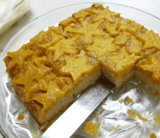 Star Fruit (Carambola) Upside-Down Cake