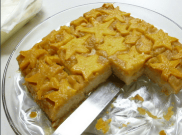Thumbnail for Star Fruit (Carambola) Upside-Down Cake