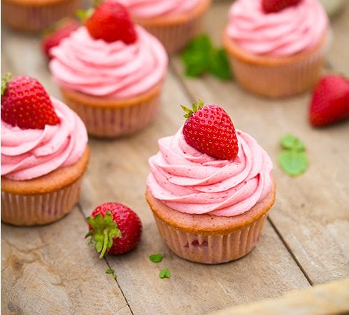 Learn How To Make Strawberry Frosting And These Strawberry Cupcakes Too