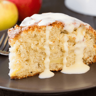 Scrumptious Irish Apple Cake Recipe with Custard Sauce