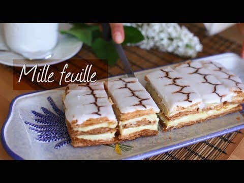 How To Make Mille Feuille..Wonderful French Pastries
