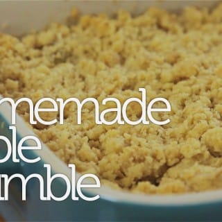 Wonderful Homemade Apple Crumble