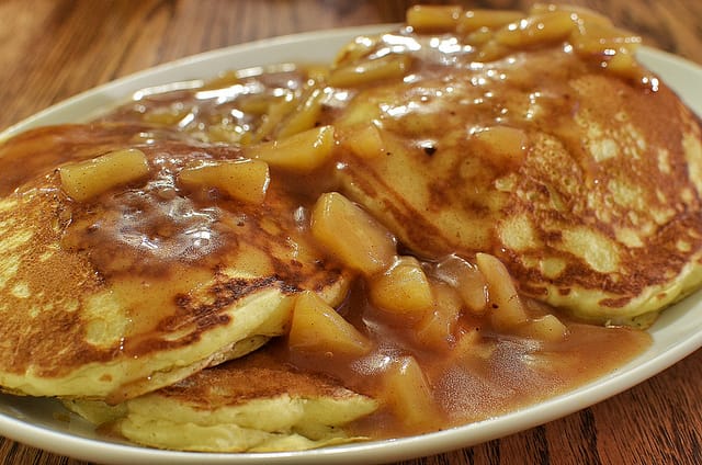 Wonderful Apple Syrup Pancakes