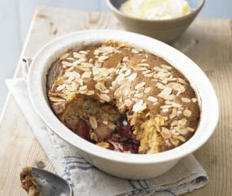 Thumbnail for A Really Warming Dessert For This Almond & Plum Pudding