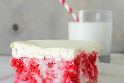 Thumbnail for A Really Delightful Low Fat Cherry Jello Poke Cake Recipe