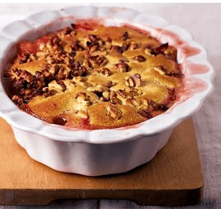 A Really Wonderful Warming Plum & Apple Cobbler