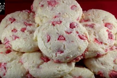 Thumbnail for Home Made Cherry Chip Cream Cheese Cake Mix Cookies