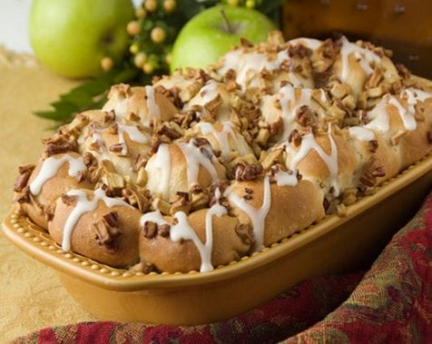 Rhodes Rolls...Apple Filled Pull Apart Loaf ,So Yummy