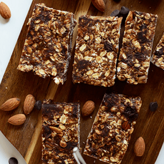 No Bake Chocolate Chips & Almond Butter Granola Bars In Which You Could Use Maranatha Almond Butter