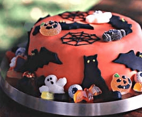 A Fantastic Trick Or treat Halloween Cake ..One Of Fun Halloween Party Ideas