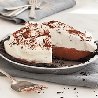 A Delightful Black Bottom Icebox Pie
