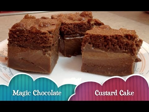 A Surprise Magic Cake Recipe..That Is Chocolate