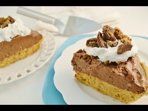 A Wonderful Chocolate & Pea Nut Butter Pie ..That Is simply Yummy