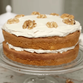 A Really Delightful Classic Recipe For Coffee & Walnut Cake