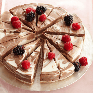 Non-Bake Swirl Chocolate Cheesecake Recipe