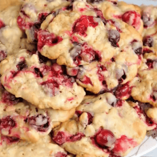 White Chocolate Cranberry Cookies .. A Great Weekend Bake