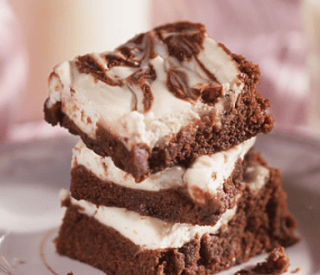 Thumbnail for Yummy Fudgy Cream Cheese Brownies..Diabetic-Friendly