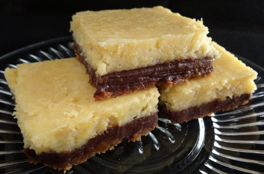 For The cheesecake Fans..Chocolate And Pumpkin Cheesecake Bars