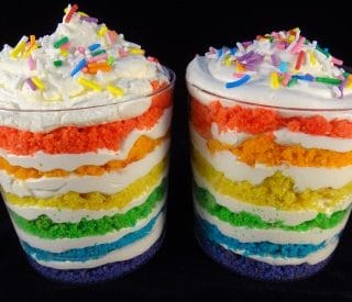 Thumbnail for Fun Rainbow Cookie Parfaits Great For A Party