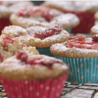 Delicious Rhubarb, Raspberry & Coconut Muffins That Are Great For The Kids