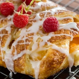 Love Danish Pastries .. Then Try This Peach Cream Cheese Braided Version