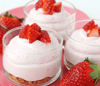 Thumbnail for What A Wonderful Creamy Strawberry Cheesecake Mousse