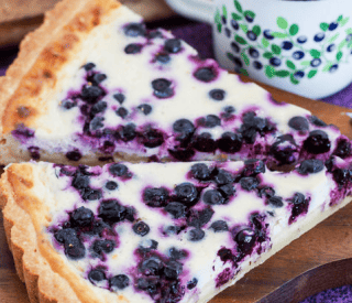 Thumbnail for What A Wonderful Elegant Blueberry Tart With Honey & Ricotta