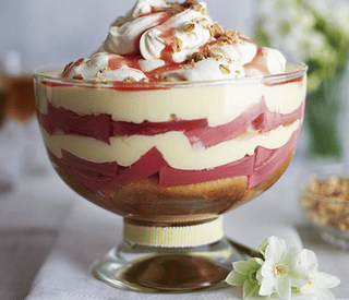 Thumbnail for Rhubarb Crumble Trifle Recipe That Looks So Good