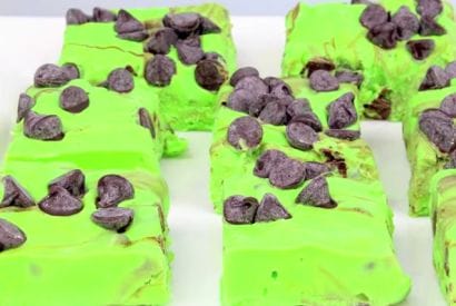 Thumbnail for Mint Chocolate Chip Fudge Recipe
