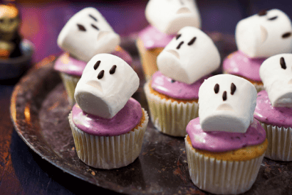 Thumbnail for Wonderful Marshmallow Cupcakes That Are Spooky Blackberry Cupcake Recipe For Halloween