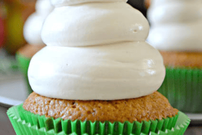 Thumbnail for Wonderful Looking Applesauce Cupcakes Cakes With Maple Brown Sugar Cloud Frosting