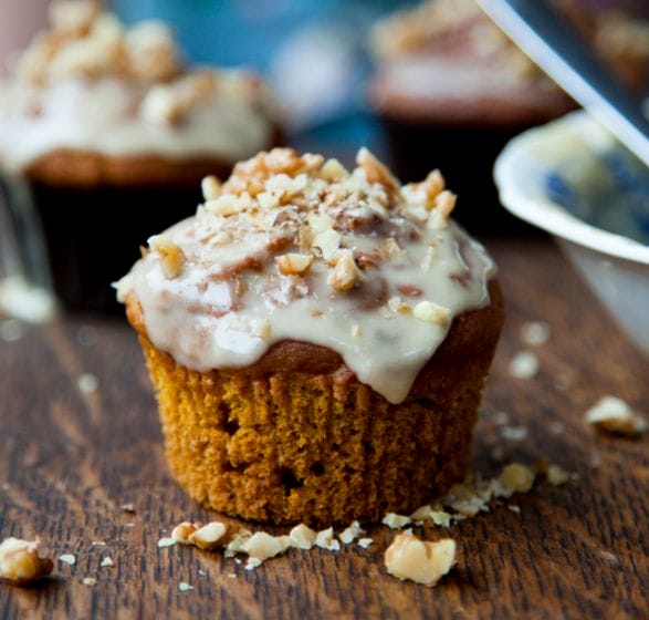 How To Make Wonderful Maple Glazed Spiced Pumpkin Muffins! Halloween Baking