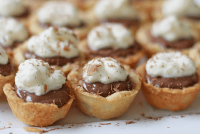 Thumbnail for Mini Chocolate Pudding Pies Bites To Make