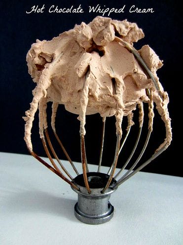 Hot Chocolate Whip Cream Recipe