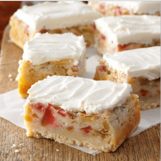 Love Rhubarb & Custard ?..Then Try These Rhubarb Bars