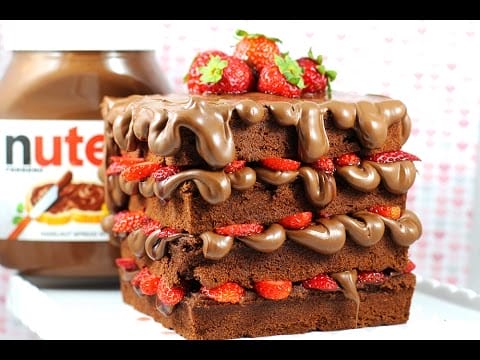 What A Very Decadent Nutella Waffle Cake Recipe