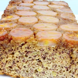 A Wonderful Upside Down Caramel Banana Cake Recipe