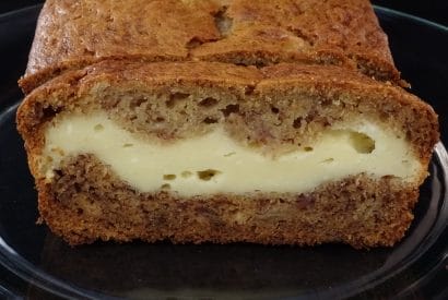 Thumbnail for A Delightful Banana Bread With A Cream Cheese Layer