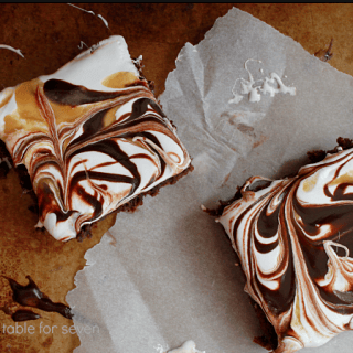 A Really Fantastic Recipe For Chocolate & Caramel Marshmallow fluff Brownies