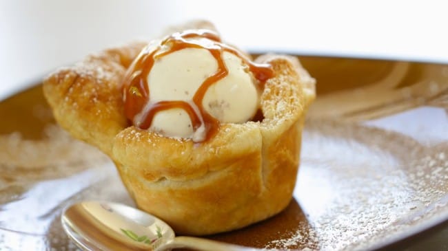 Apple Caramel Ice Cream Cups
