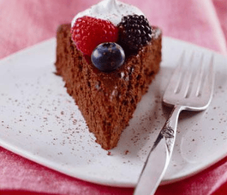 Thumbnail for Mocha Cake Recipe With Berries.. Diabetic Friendly