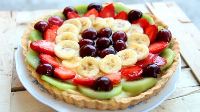 A Beautiful Looking Italian Fruit Tart Recipe