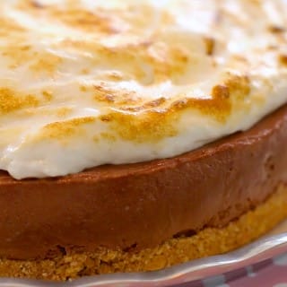 It's A S'mores Cheesecake Recipe.. Camp-fire Fun In A dessert