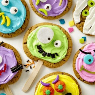 Fun Monster Cookie Pops To Make With The Kids