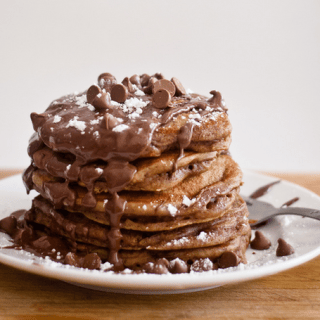 These Look So Good ..Nutella Espresso Chocolate Chips And Pancakes