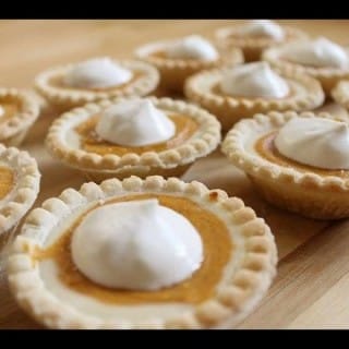 Pumpkin Cheesecake Mini Tarts For That Holiday Party