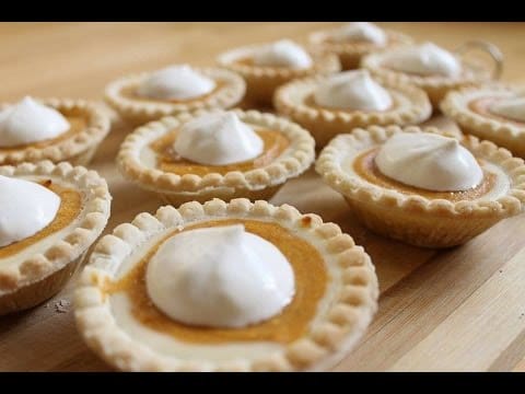 Pumpkin Cheesecake Mini Tarts For That Holiday Party