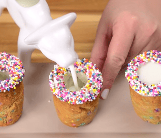 Thumbnail for Love These Fun Rainbow Chocolate Chips Shot Cups