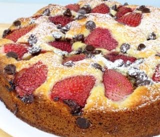 Thumbnail for A Yummy Chocolate Chip & Strawberry Cake