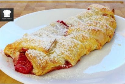 Thumbnail for Love Strawberry Desserts?.. Then Try This Strawberry Cream Pastry